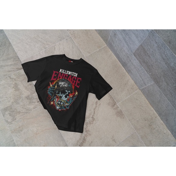 Band rock T-shirt | Killswitch Engage Band T-Shirt | Skull Graphic Tee - Picture 6 of 10